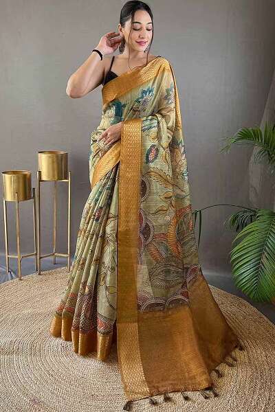 10 Traditional Models of Kalamkari Sarees for Stylish Look