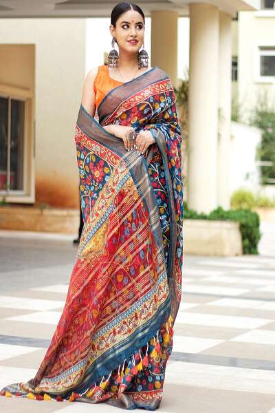 10 Traditional Models of Kalamkari Sarees for Stylish Look