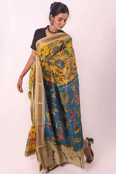 10 Traditional Models of Kalamkari Sarees for Stylish Look