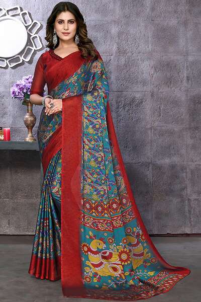 10 Traditional Models of Kalamkari Sarees for Stylish Look