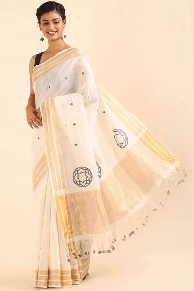 10 Stunning Models of Khadi Sarees for Women with Traditional Look