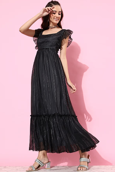 20 Elegant Models of Ruffle Style Dresses That Will Impress You