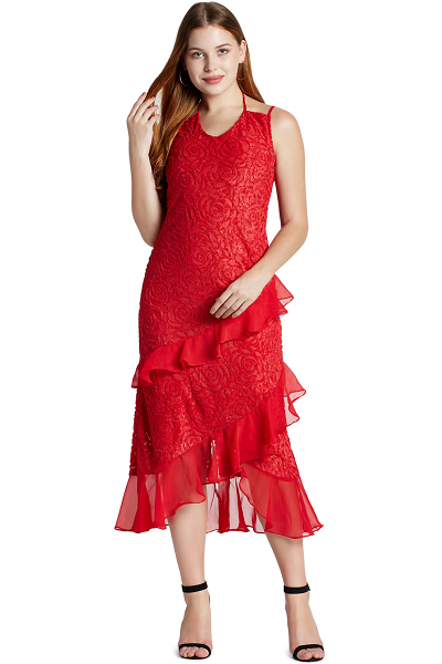 20 Elegant Models of Ruffle Style Dresses That Will Impress You