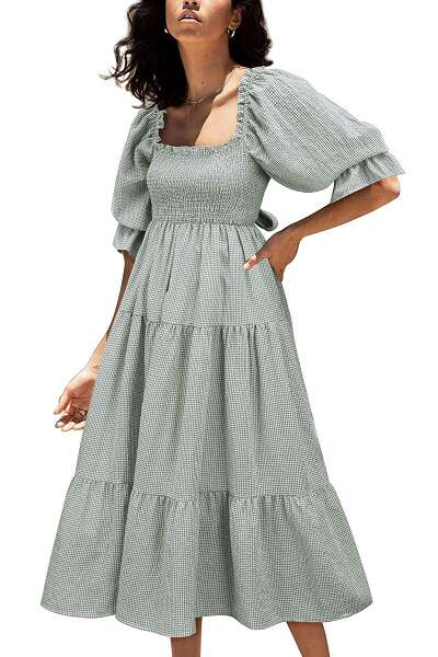 20 Elegant Models of Ruffle Style Dresses That Will Impress You