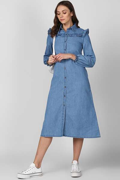 20 Elegant Models of Ruffle Style Dresses That Will Impress You