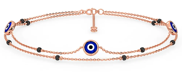 10 Trendy and Protective Evil Eye Anklets Collection