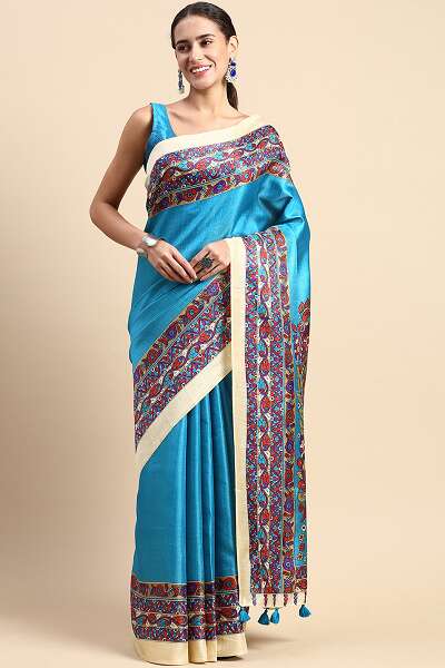 15 Trending Models of Art Silk Sarees for Desirable Look