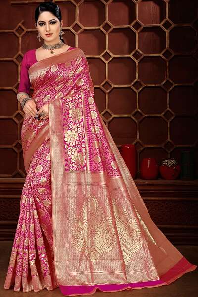 15 Trending Models of Art Silk Sarees for Desirable Look