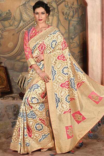 15 Trending Models of Art Silk Sarees for Desirable Look