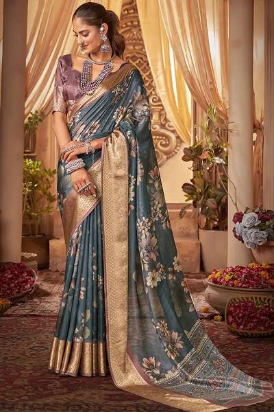 15 Trending Models of Art Silk Sarees for Desirable Look
