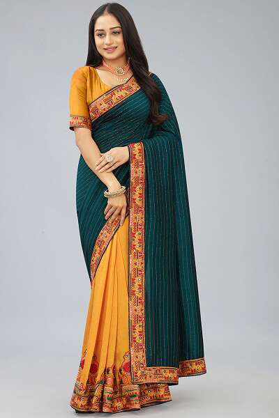 15 Trending Models of Art Silk Sarees for Desirable Look