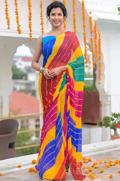 Top 15 Trendy Models of Chiffon Sarees For Stylish Look