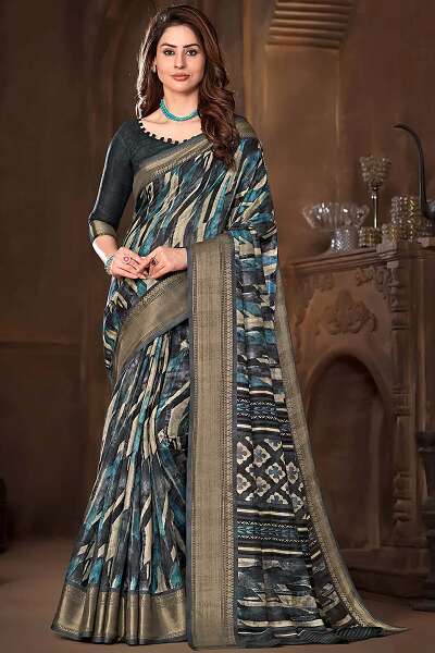 15 Elegant Designs of Fancy Sarees and Its Styling Tips