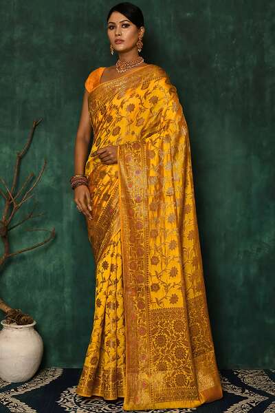 15 Elegant Designs of Fancy Sarees and Its Styling Tips