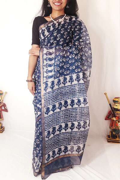 15 Exquisite Handloom Cotton Sarees That You Look Classy