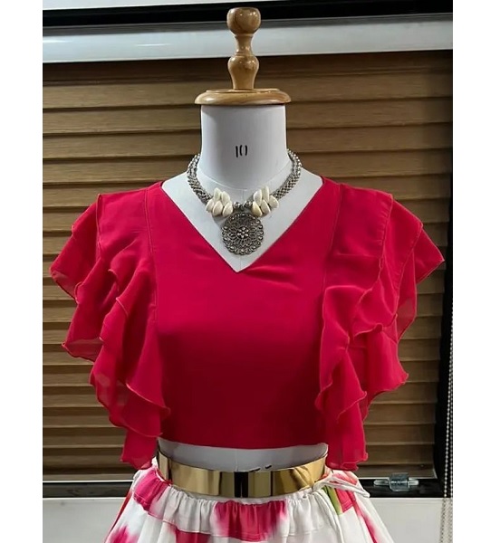 20 Stylish Collection of V Neck Blouse Designs for Trendy Look