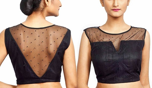 20 Stylish Collection of V Neck Blouse Designs for Trendy Look