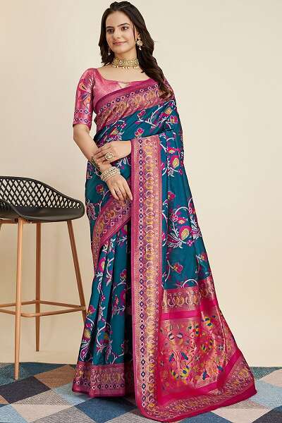 10 Beautiful Collection of Kanchi Pattu Sarees for Weddings