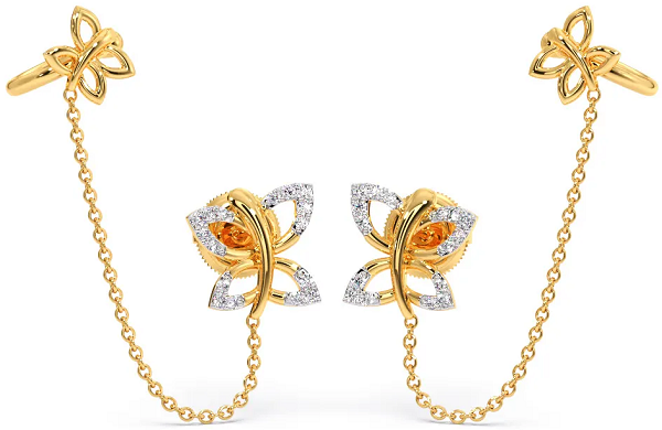 20 Beautiful Designs of Chain Earrings That Are Trending in 2024