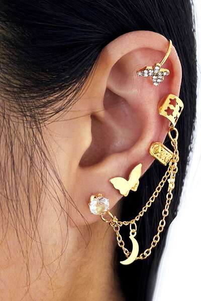 20 Beautiful Designs of Chain Earrings That Are Trending in 2024