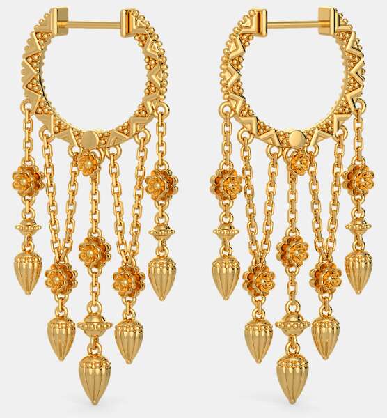 20 Beautiful Designs of Chain Earrings That Are Trending in 2024