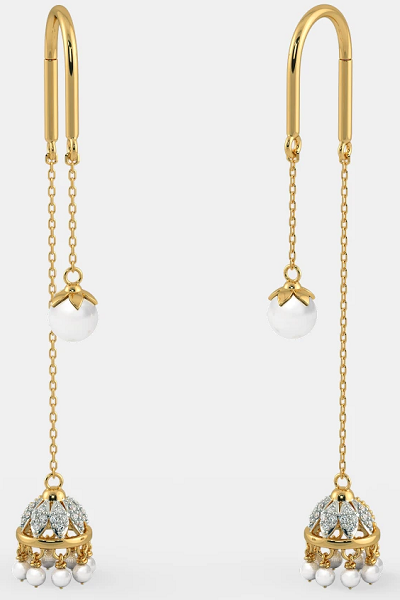 20 Beautiful Designs of Chain Earrings That Are Trending in 2024