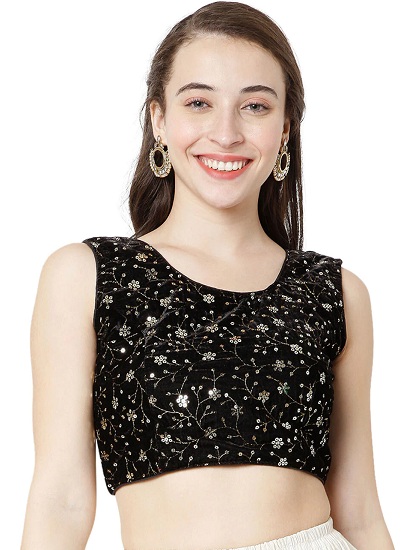 20 Trending Velvet Blouse Designs for Stunning Look