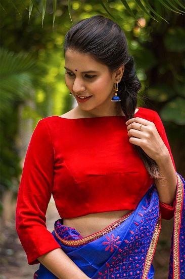 20 Trending Velvet Blouse Designs for Stunning Look