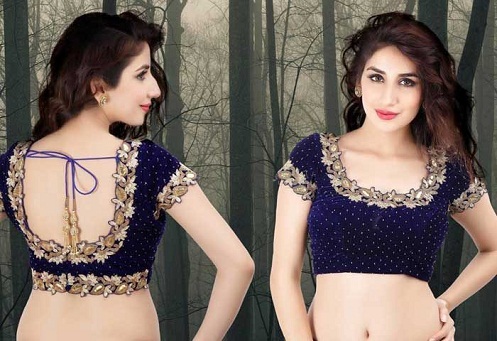 20 Trending Velvet Blouse Designs for Stunning Look
