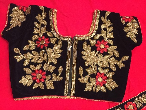20 Trending Velvet Blouse Designs for Stunning Look