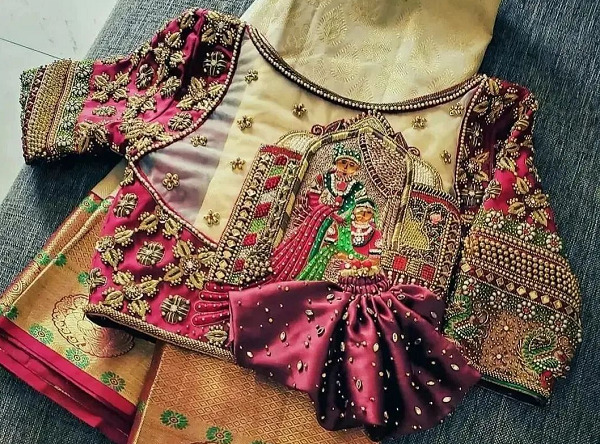 35 Stunning Maggam Work Blouse Designs: Trending Models of 2024