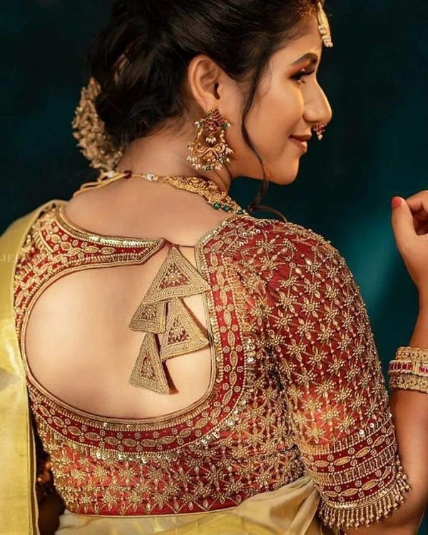35 Stunning Maggam Work Blouse Designs: Trending Models of 2024