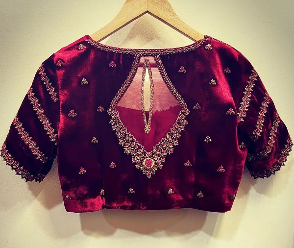 35 Stunning Maggam Work Blouse Designs: Trending Models of 2024