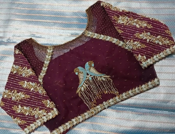 35 Stunning Maggam Work Blouse Designs: Trending Models of 2024