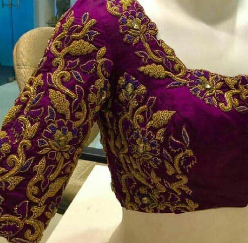 35 Stunning Maggam Work Blouse Designs: Trending Models of 2024