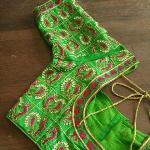35 Stunning Maggam Work Blouse Designs: Trending Models of 2024