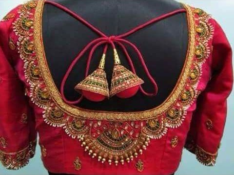 35 Stunning Maggam Work Blouse Designs: Trending Models of 2024
