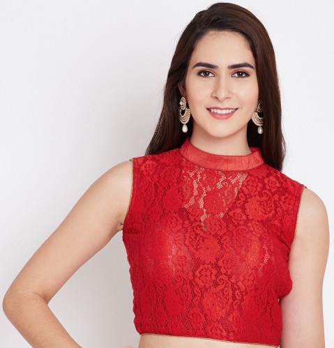 30+ Elegant Collar Neck Blouse Designs for Wedding Attire 2024