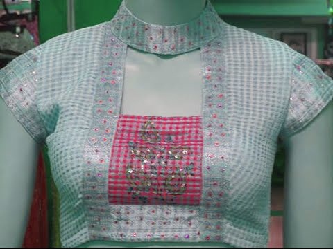 30+ Elegant Collar Neck Blouse Designs for Wedding Attire 2024