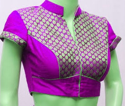 30+ Elegant Collar Neck Blouse Designs for Wedding Attire 2024