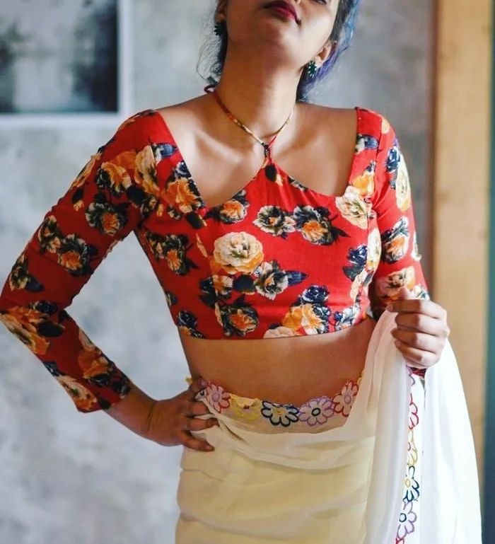 35+ Stylish Full Sleeve Blouse Designs You'll Love 2024