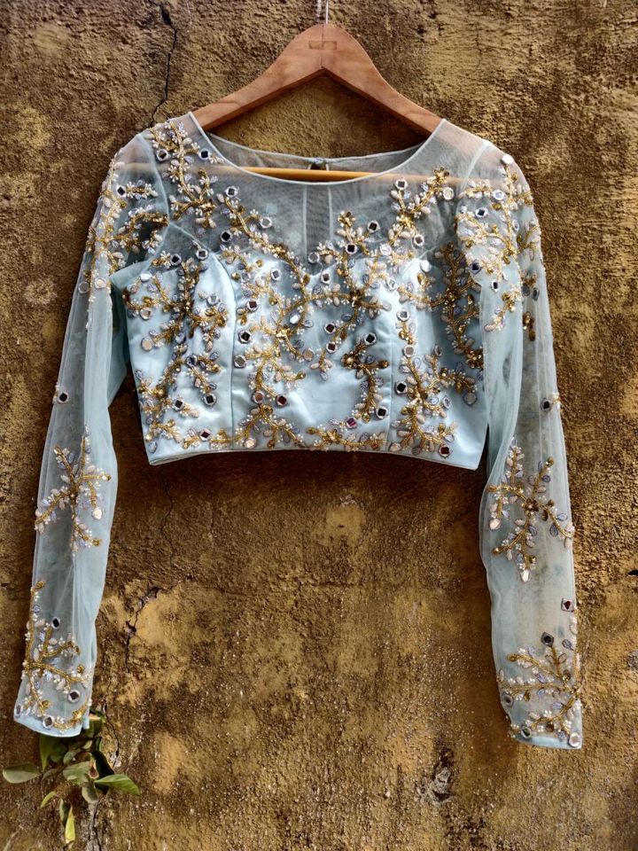 35+ Stylish Full Sleeve Blouse Designs You'll Love 2024