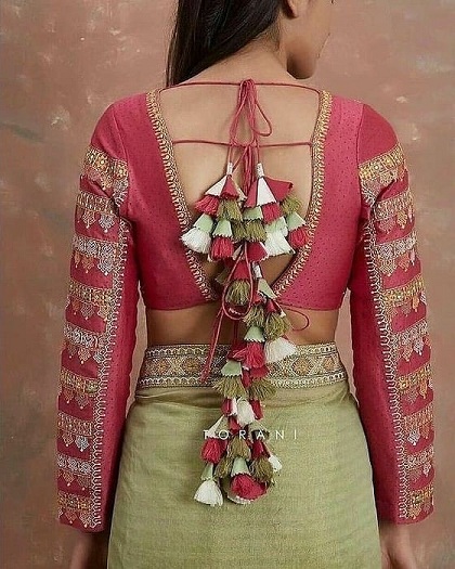 35+ Stylish Full Sleeve Blouse Designs You'll Love 2024