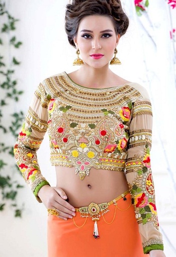 35+ Stylish Full Sleeve Blouse Designs You'll Love 2024