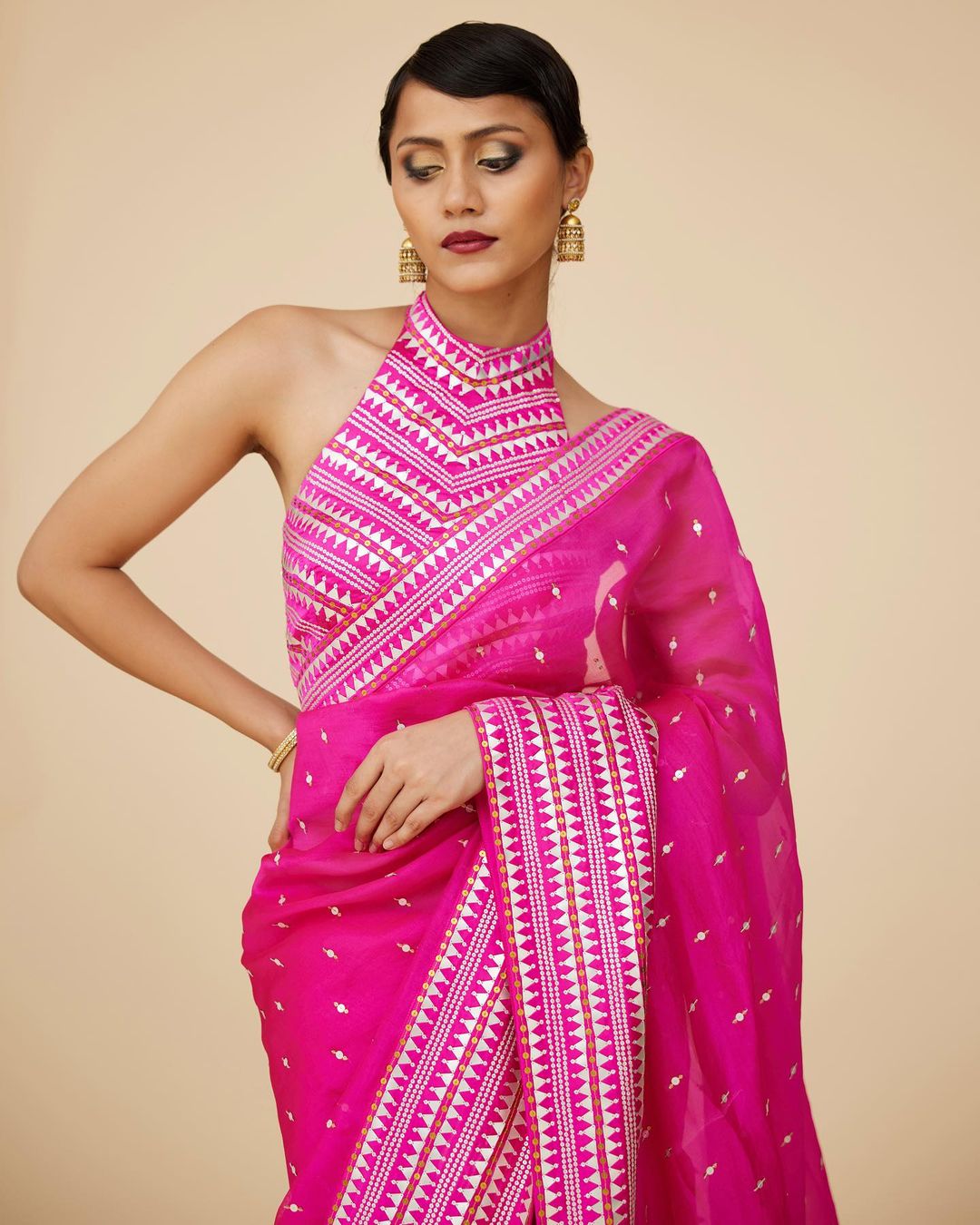 15 Trendy Halter Neck Blouses for Women 2024