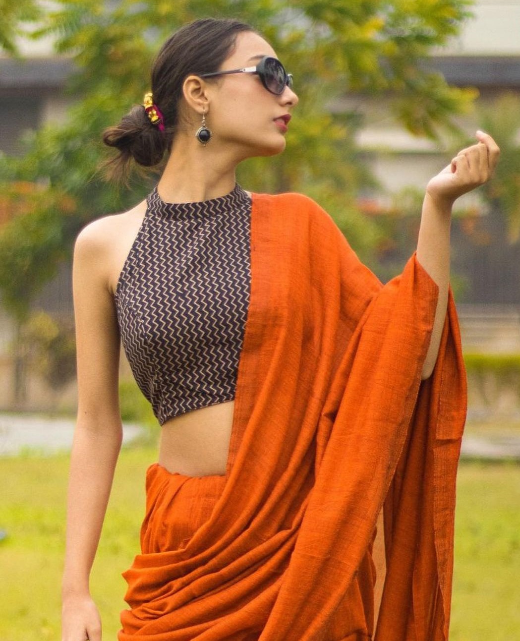 15 Trendy Halter Neck Blouses for Women 2024