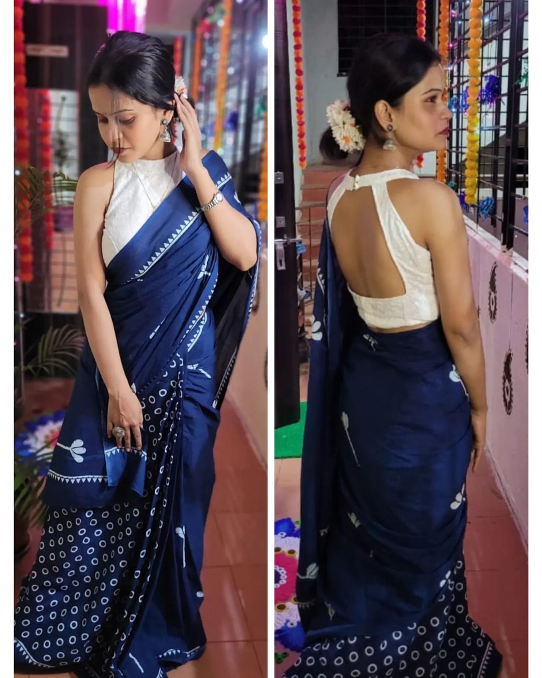 15 Trendy Halter Neck Blouses for Women 2024