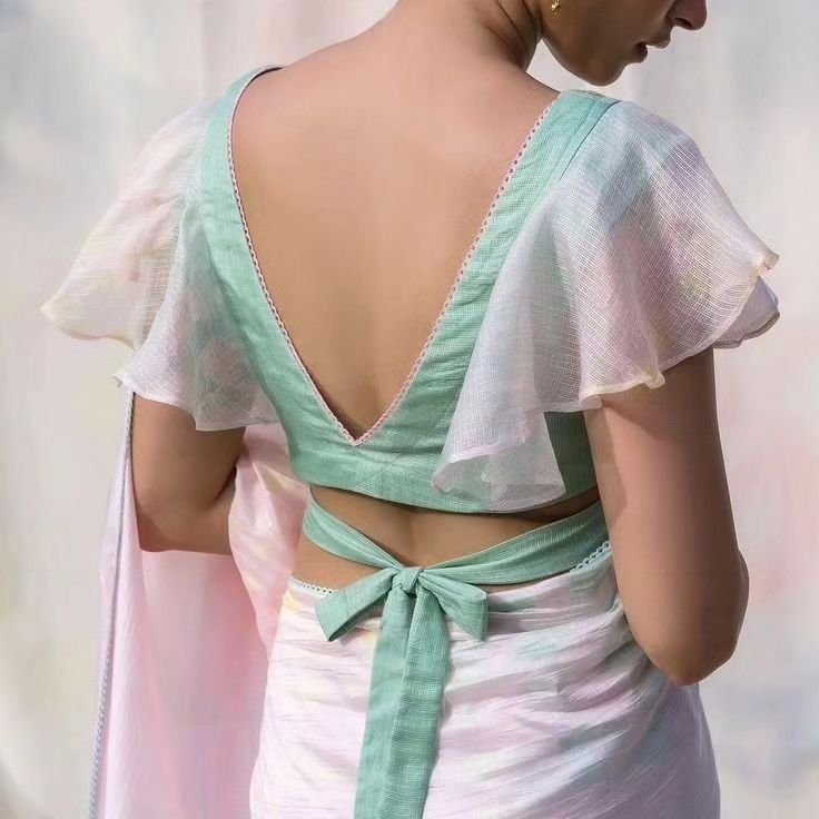 15 Elegant Bow Blouse Styles | Latest Trends 2024