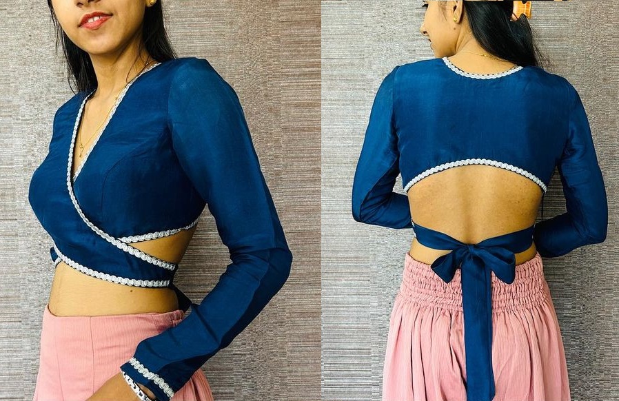 15 Elegant Bow Blouse Styles | Latest Trends 2024