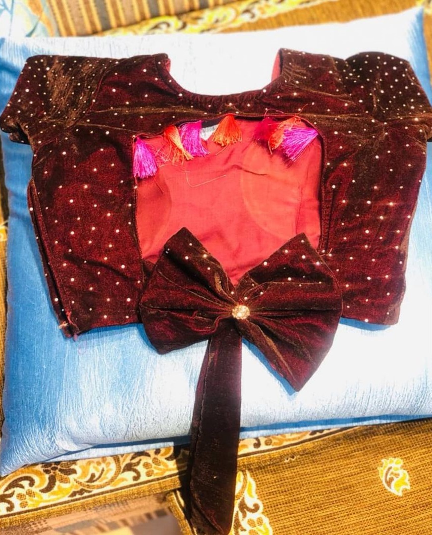 15 Elegant Bow Blouse Styles | Latest Trends 2024